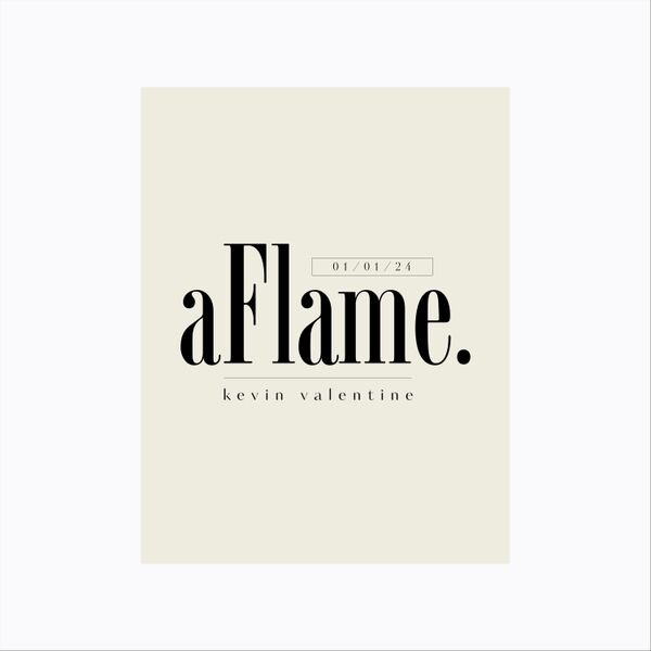 Cover art for aFlame